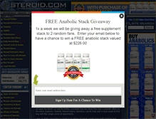 Tablet Screenshot of anabolicbeast.com